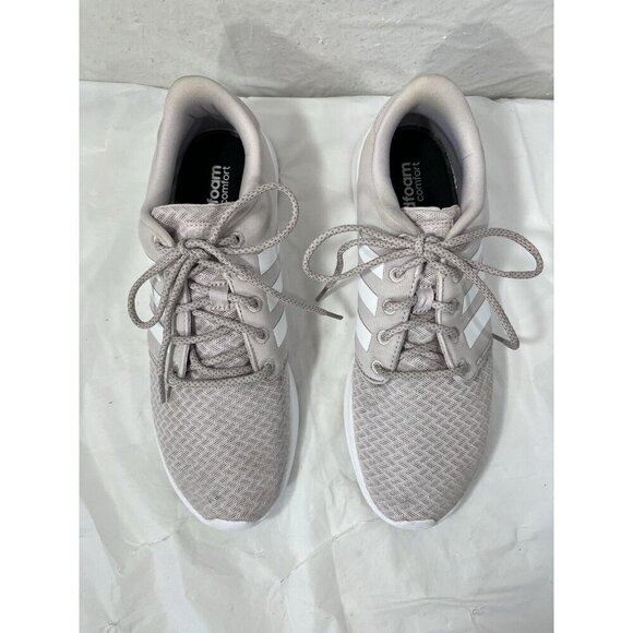 Adidas Women’s Sz 10  Mesh Cloudfoam QT Racer Sneaker Comfort - Picture 2 of 15